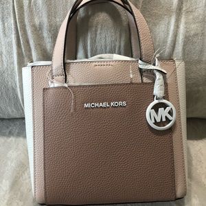 Michael Kors GEMMA small 3color pebbled leather